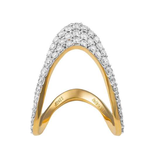 Pave Diamond Vanki Ring - Main Img