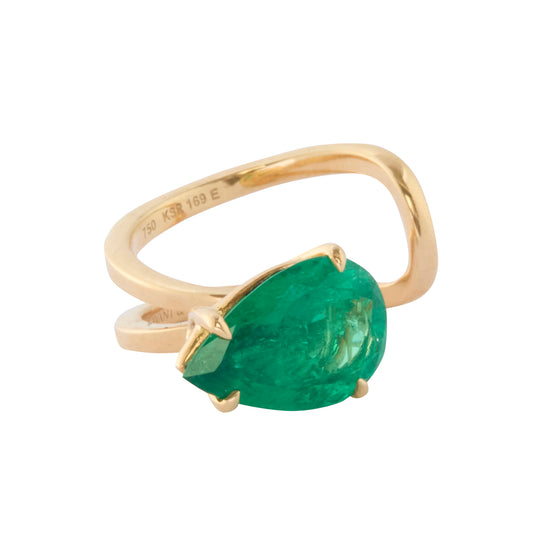 Pear Emerald Talay Inner Ring
